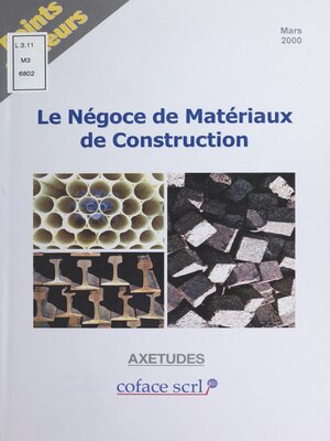 cover image of Le Négoce de matériaux de construction
